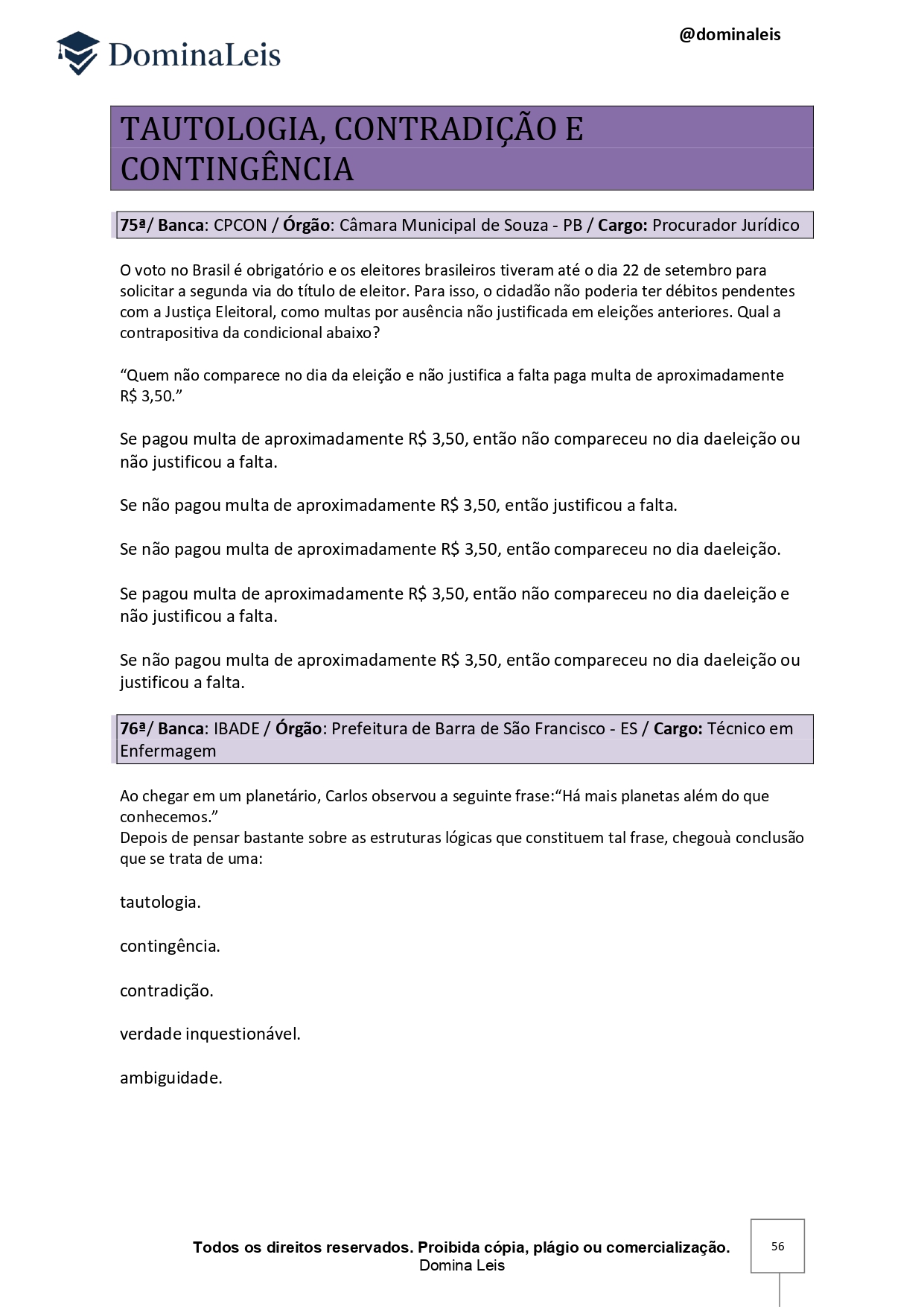 250 Questões Comentadas de RLM - legesconcursos_page-0056
